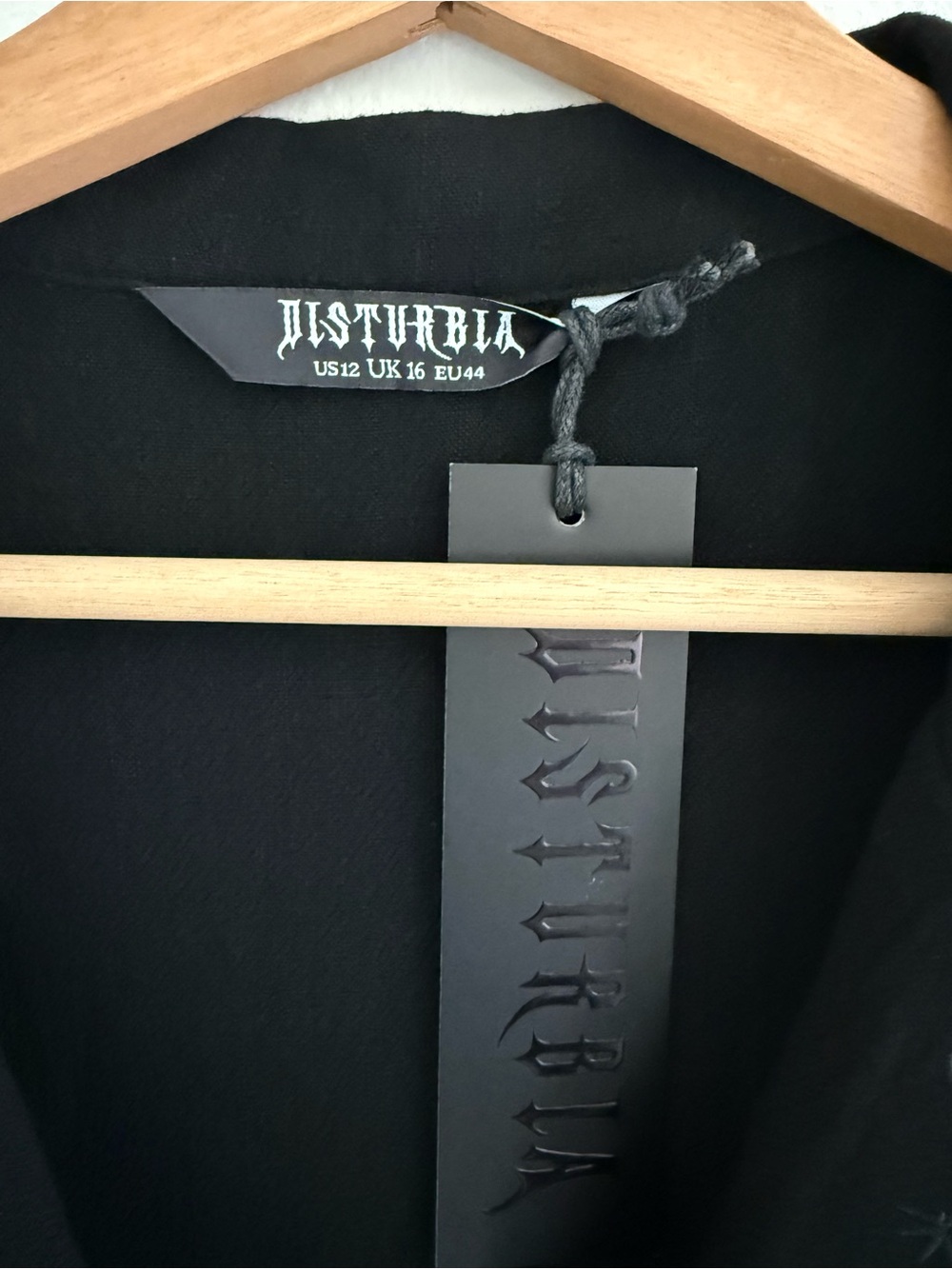 Disturbia Jasmine Embroidered Midi Shirt Dress 12 - Picture 5 of 7